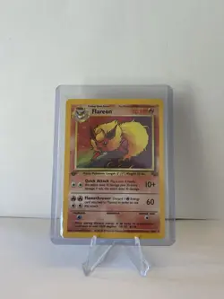 Pokemon Cards: Jungle 1st Edition Rare Holo: Flareon 3/64 - Image 3