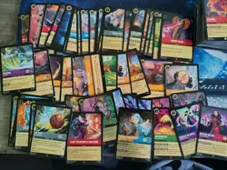 Disney Lorcana Lot 438 cards Regular & Foil Mixed &8 legendary & 2 promo - Image 4