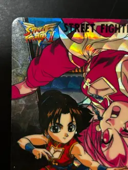 Chun-Li Street Fighter II V Card Holo BANDAI CAPCOM Japanese Game Anime Manga - Image 4