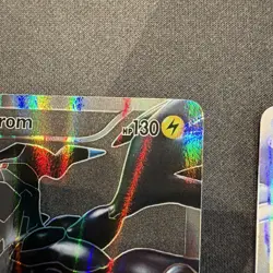 Pokemon TCG Reshiram 113/114 Zekrom 114/114 Black and White Holo Card Full Art + - Image 3