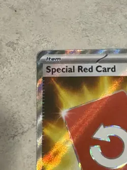 Pokemon Chaos Rising Special Red Card 113/086 Trainer special illustration rare - Image 2
