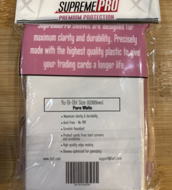 Supreme Pro PURE WHITE Premium TCG Card Sleeves Japanese Small Size 60 Count New - Image 5