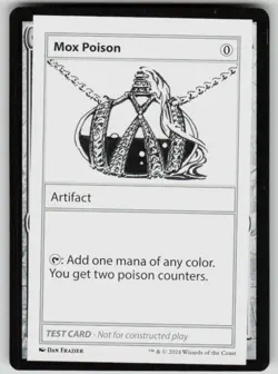 Mox Poison Special Mystery Booster 2 Playtest Cards MTG Near Mint 2024 - Image 1