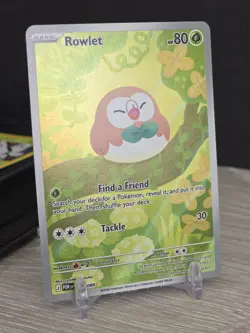 Pokemon Card TCG Rowlet 090/088 Perfect Order 2026 Illustration Art Rare Holo NM - Image 1