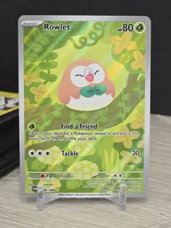 Pokemon Card TCG Rowlet 090/088 Perfect Order 2026 Illustration Art Rare Holo NM - Image 3