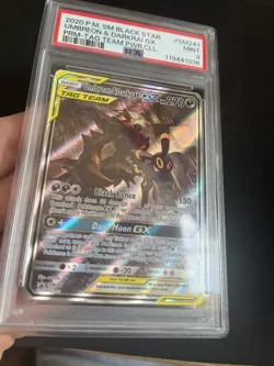 Umbreon & Darkrai SM241 PSA 9 MINT Pokemon Cards Alt Full Art Holo Rare Promo - Image 2