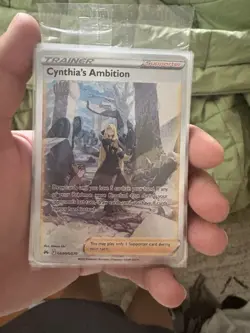 Pokemon TCG Cynthia's Ambition GG60 Crown Zenith Trainer Gallery Card - Image 1