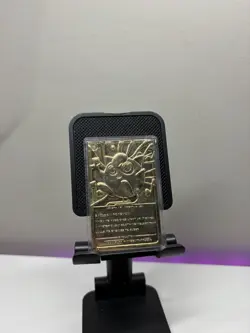 Jigglypuff Pokemon Special Edition 23 Karat Gold-Plated Trading Card # 39 W/COA - Image 3