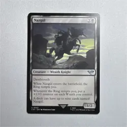 Wizards of the Coast MTG Nazgul Uncommon LTR 0332 EN Regular 2023 1/2 - Image 1