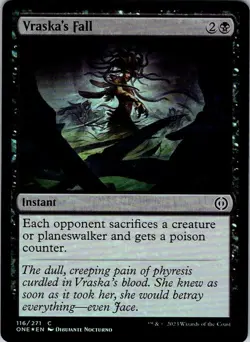 MTG VRASKA'S FALL 116 PHYREXIA: ALL WILL BE ONE FOIL - Image 2