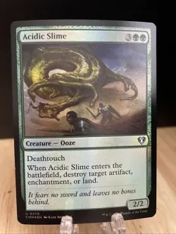MTG Acidic Slime FOIL #270 Commander Masters Uncommon CMM NM/M - Image 1