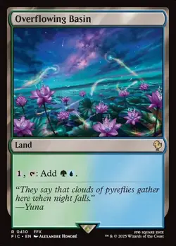 Magic The Gathering MTG OVERFLOWING BASIN Final Fantasy NM Near Mint - Image 1
