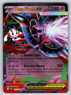 Mega Floette ex 035/086 Holo Double Rare ME04: Chaos Rising Pokemon TCG NM - Image 1