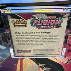 Pokemon TCG Fusion Strike Booster Box Sealed W/ Acrylic Case US Seller! - Image 3