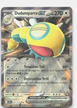 Dudunsparce ex 121/159 Double Rare Journey Together Pokemon Near Mint - Image 1