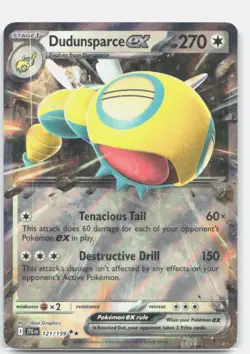 Dudunsparce ex 121/159 Double Rare Journey Together Pokemon Near Mint - Image 1