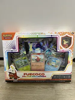 Pokemon Fuecoco Paldea Collection Scarlet & Violet Miraidon ex 4 Packs - Image 3