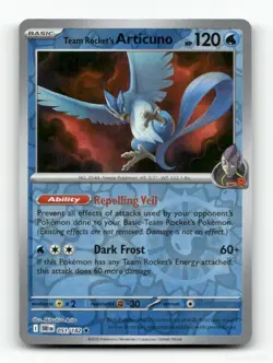 TEAM ROCKET'S ARTICUNO DESTINED RIVALS 051/182 POKEMON NM/M - Image 1