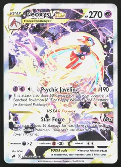 DEOXYS VSTAR GG46/GG70 HOLO VSTAR RARE CROWN ZENITH GALARIAN GALLERY POKEMON LP - Image 1