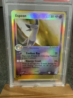 2003 Pokemon EX Espeon Reverse Foil Sandstorm #16 PSA 7 New Cert - Image 5