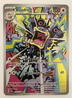 PSA 10 CONTENDER Pokemon Loudred 212/182 Paradox Rift - Image 1