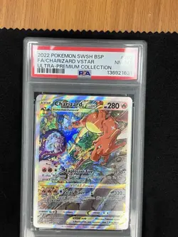 Pokemon TCG Charizard VSTAR SWSH262 Promo Holo PSA 8 Fire 280 HP Eng 2022 - Image 1