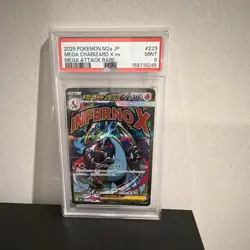 Pokemon Mega Charizard X Ex 223/193 M2a JP Mega Attack Rare Holo PSA - Image 1
