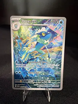 Pokemon TCG The Pokemon Company Frogadier Full Art Rare 089/086 Holo Water 2016 - Image 1