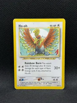 Ho-oh 18/64 - Neo Revelation - Non Holo - VINTAGE WOTC Pokemon Card - LP/MP - Image 1