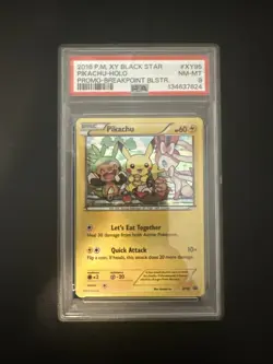 Pokemon Pikachu XY95 Black Star Promo Holo - Image 1