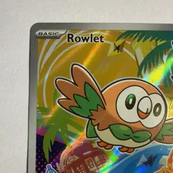 Rowlet #43 First Partners Series 1 MEP Black Star Promo Pokemon TCG NM RARE - Image 2