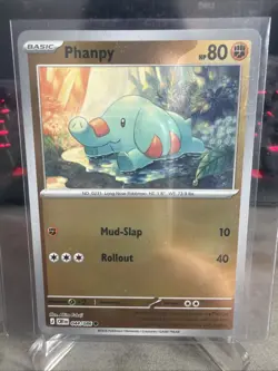 Pokemon TCG Phanpy 044/086 Reverse Holo Chaos Rising NM - Image 1
