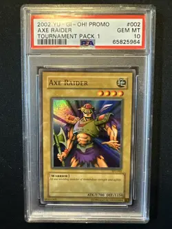 Yugioh! TP1-002 Axe Raider PSA 10 - Image 1