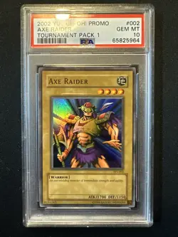 Yugioh! TP1-002 Axe Raider PSA 10 - Image 2