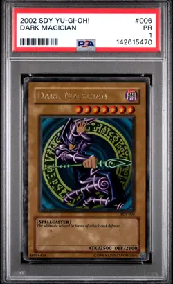 2002 YU-GI-OH! STARTER DECK: YUGI #006 DARK MAGICIAN - Image 1