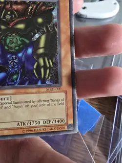 Yu-Gi-Oh! Gate Guardian MRD-000 REVERSE Foil Error HP Condition, NA Print - Image 4