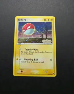 VOLTORB 68/92 EX Legend Maker SWIRL REVERSE HOLO RH Pokemon TCG card NM+ - Image 1