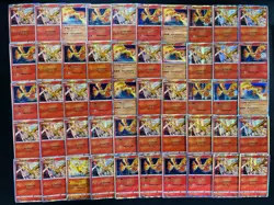100 Moltres & Zapdos & Articuno R Arte Lot Set Pokemon Japanese Cards W140 - Image 3