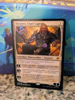 MTG Tezzeret Cruel Captain Edge of Eternities Regular Card #0002 Mythic NM - Image 1
