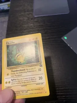 Pikachu 27/53 Pokemon TCG WOTC Promo Card - Vintage Black Star Promo - Image 5