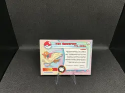 Pokemon 1999 Topps Pokemon TV Animation Edition #21 Spearow Card TCCCX - Image 2