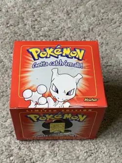 Pokemon 1999 Mewtwo 23K Gold-Plated Trading Card #150 Burger King Red Box SEALED - Image 4