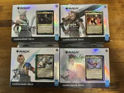 Magic The Gathering Final Fantasy Collector's Edition Commander Deck Set Bundle - Image 2