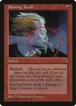 MTG MP English Searing Touch Tempest MP MTG - Image 1