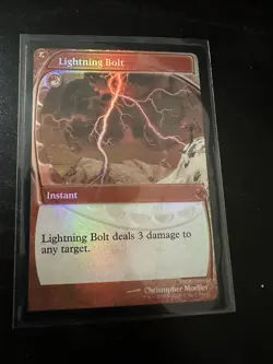 Lightning Bolt Future Sight Foil Promo Secret Lair MTG Magic The Gathering NM - Image 1
