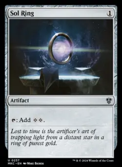 MTG Sol Ring U 0237 NM - Murders At Karlov Manor - Image 1