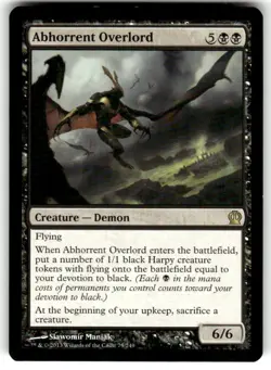 Abhorrent Overlord Theros Regular MTG - Image 1