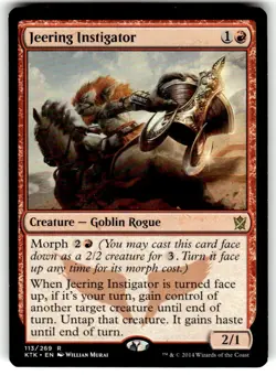 Jeering Instigator Khans of Tarkir Regular MTG - Image 1