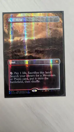 Arid Mesa (Borderless) (Dragonscale Foil) Special Guests Foil - Image 1