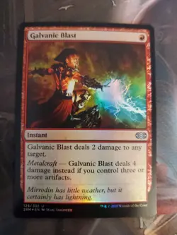 Magic The Gathering Galvanic Blast Foil Double Masters Uncommon NM 2020 - Image 1